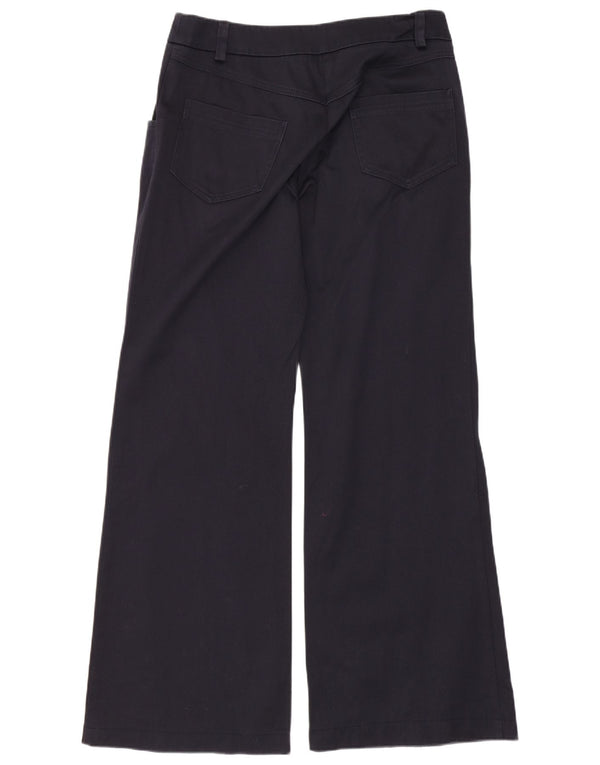 Max & Co. Pantaloni casual pentru femei cu picioare largi UK 8 Small W28 L28 Bleumarin
