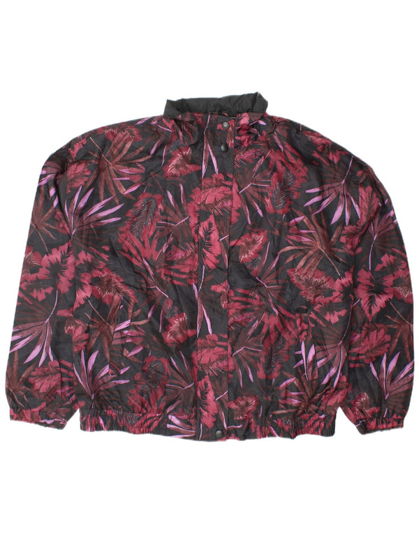 Jachetă bomber supradimensionată pentru femei R&R UK 14/16 mare, multicoloră, florală