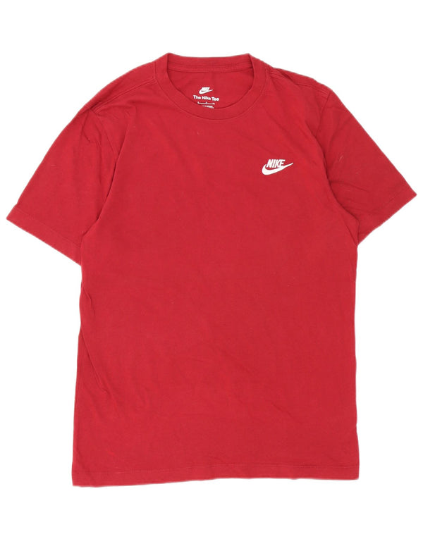 Tricou pentru bărbați Nike Top mic din bumbac burgundă