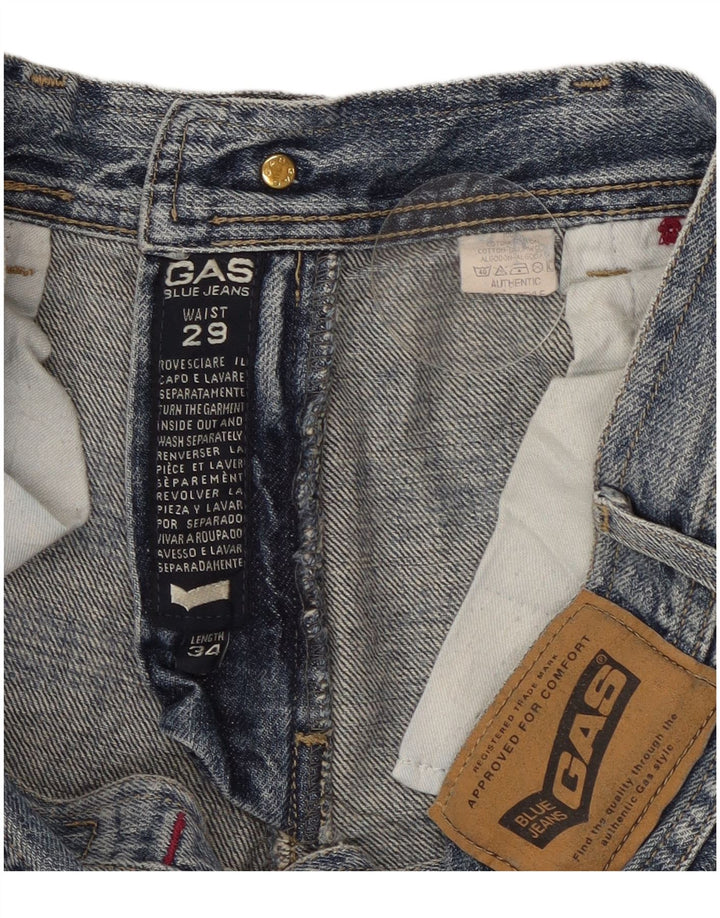 Blugi pentru dama Gas Bootcut W29 L34 Bumbac albastru