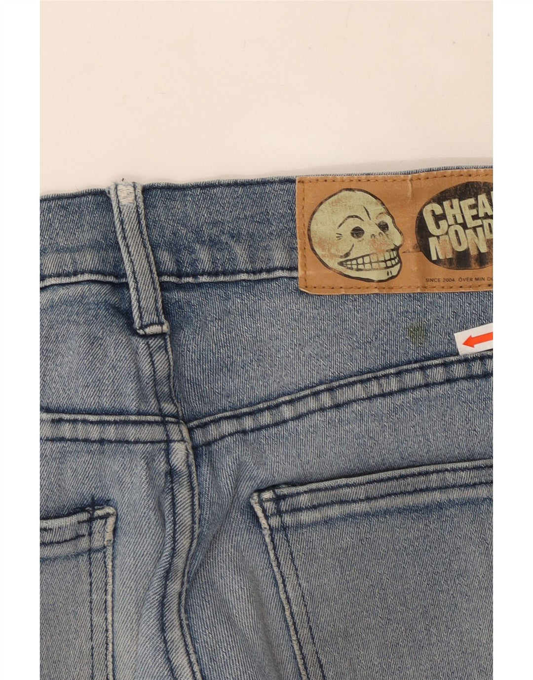 CHEAP MONDAY Blugi skinny dama L32 L34 Bumbac albastru