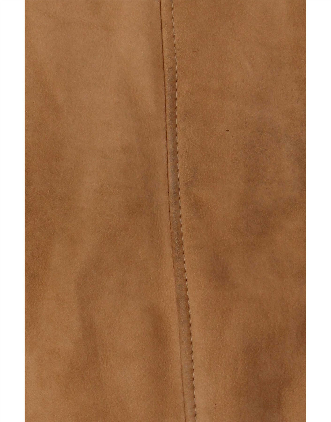 Jachetă din shearling cu glugă vintage pentru femei UK 12 Bej mediu