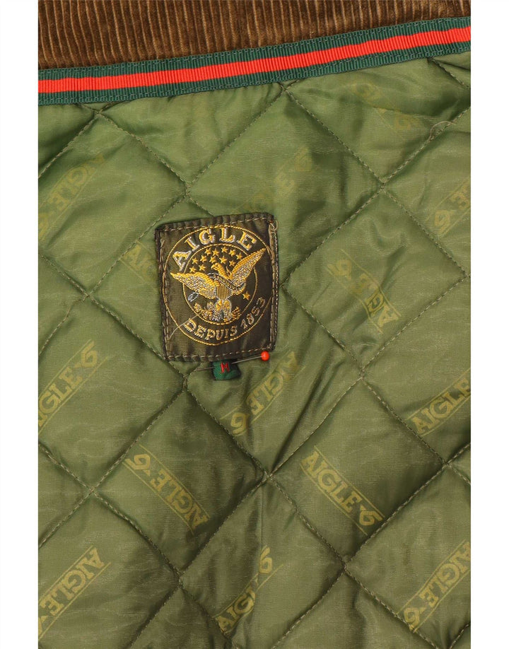 Jachetă matlasată Aigle pentru bărbați UK 38 Medium Khaki Colorblock
