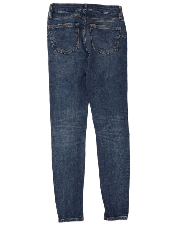 Blugi skinny dama Zara EU 34 2XS W24 L28 Albastru