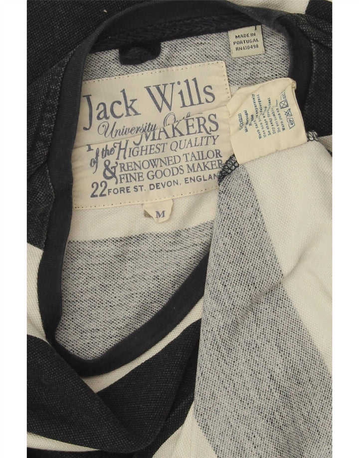 JACK WILLS Top pentru bărbați cu mânecă lungă, mediu, bleumarin, bumbac cu dungi