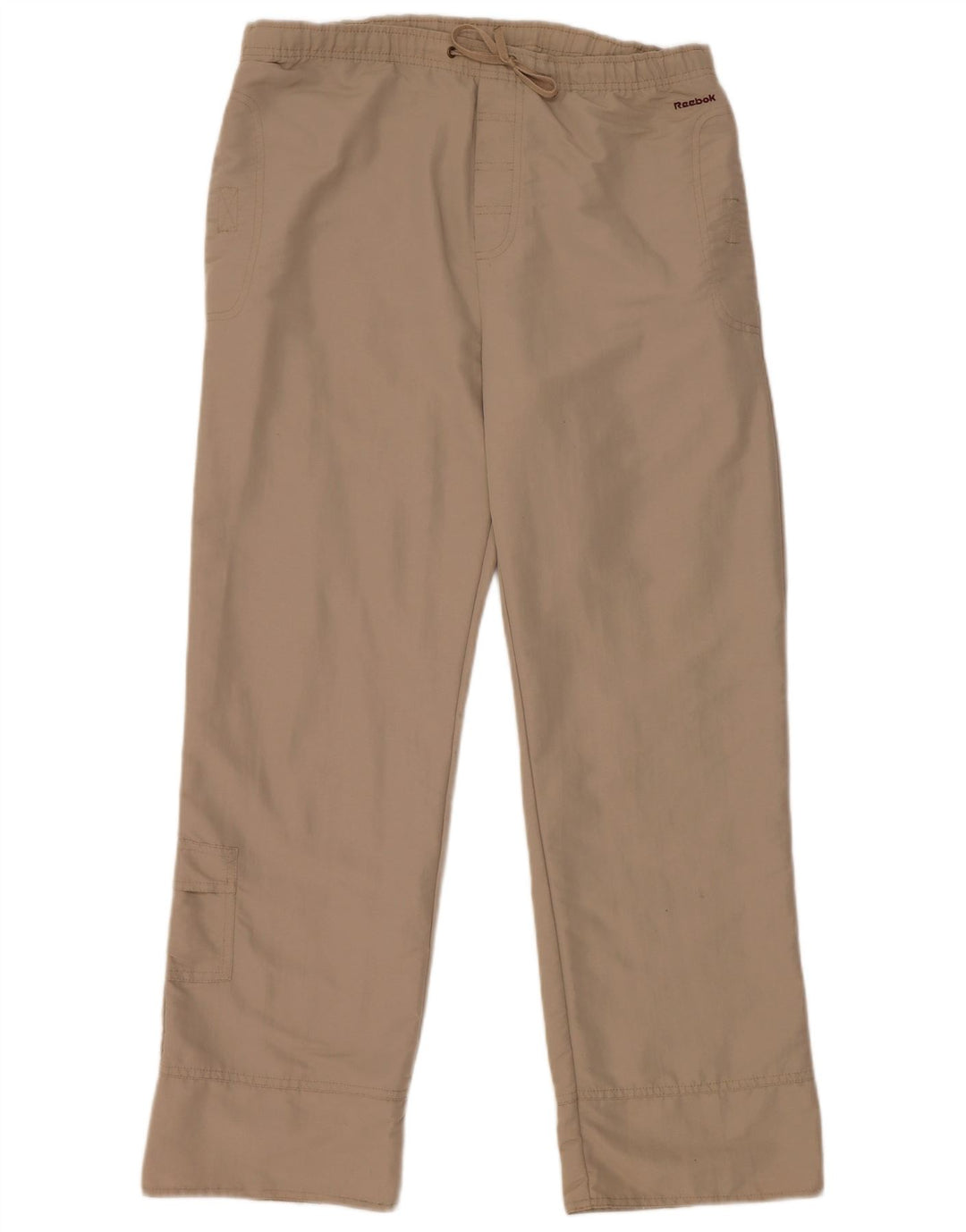 Pantaloni de trening cargo Reebok pentru femei UK 12 Medium Beige Nylon