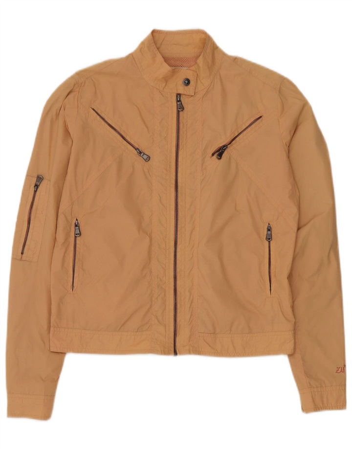 Jachetă Bomber Crop pentru Damă Zu Elements UK 10 Mic Bej Poliamidă