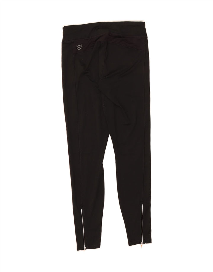 PUMA Womens Leggings UK 12 Medium  Black Polyester Vintage Puma and Second-Hand Puma from Messina Hembry 