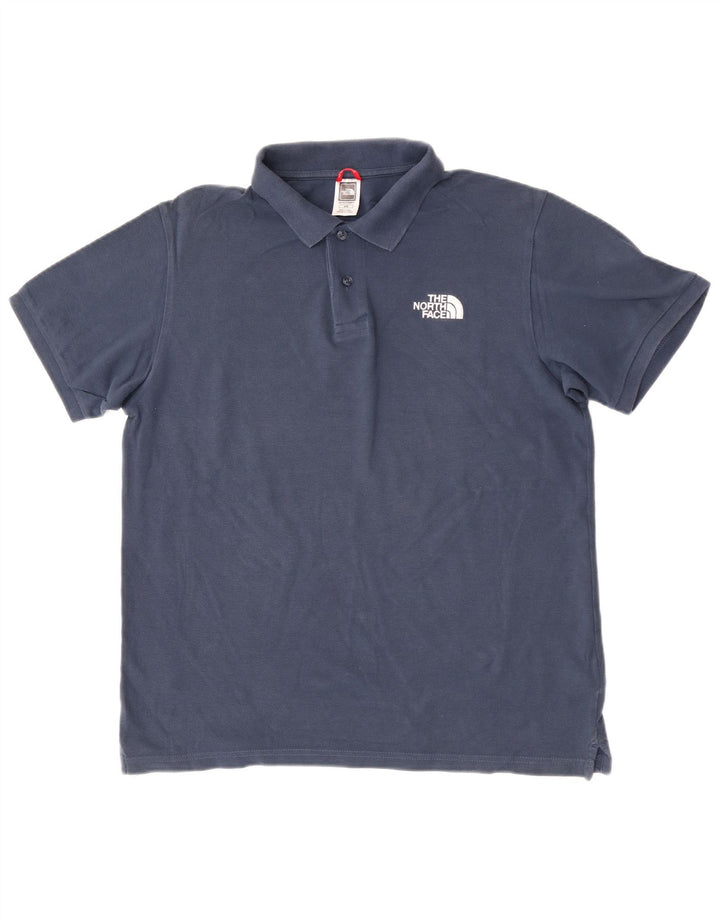 Tricou polo pentru bărbați The North Face, albastru bleumarin mediu