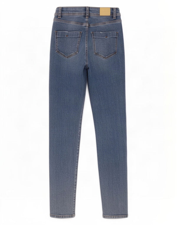 Blugi skinny pentru femei cu talie înaltă Zara EU 34 2XS L24 L27 Albastru
