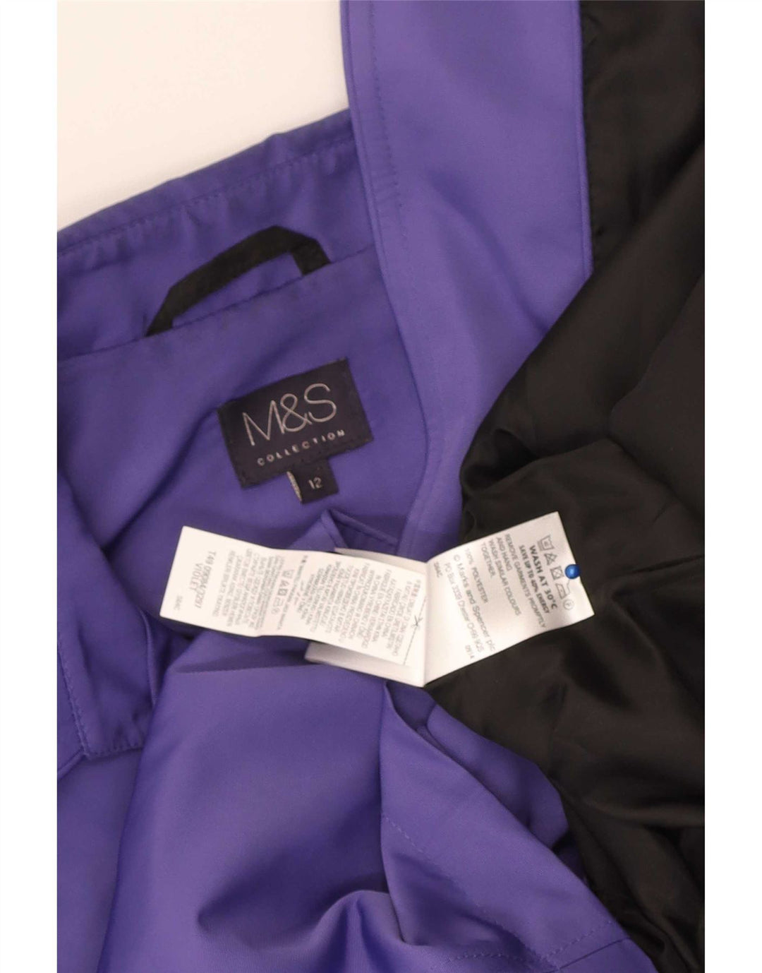 Trench pentru femei Marks & Spencer UK 12 Poliester violet mediu