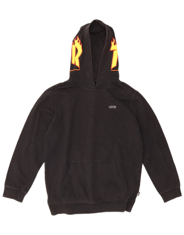 Pulover Vans pentru băieți, cu capota, 12-13 ani, mare, negru