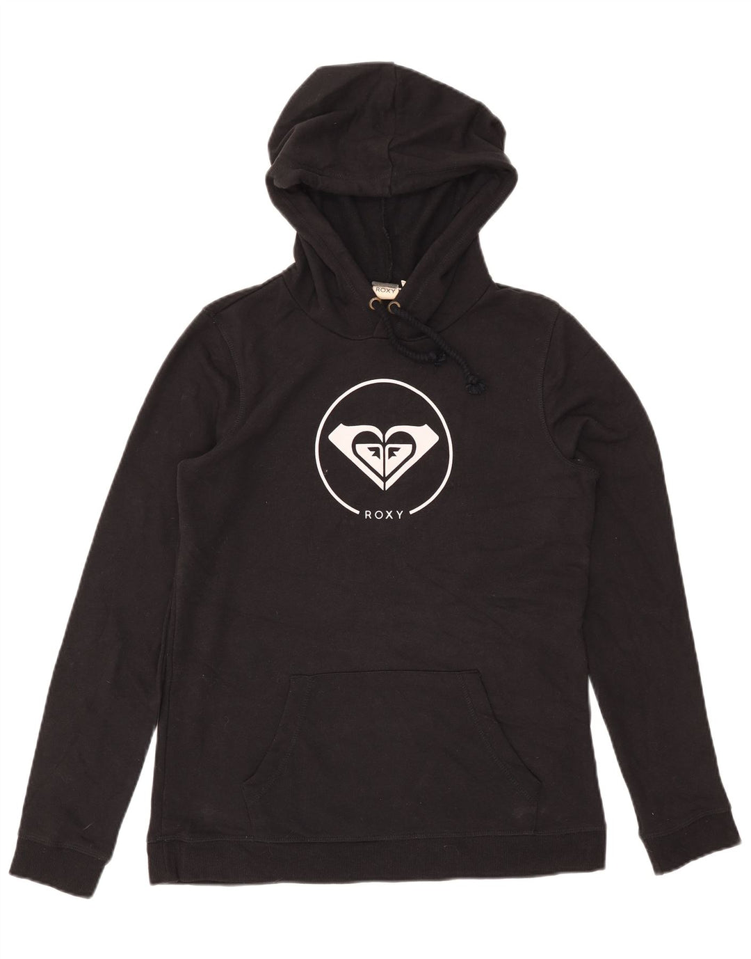 Pulover Roxy pentru damă, cu grafică, UK 14, bumbac mediu negru