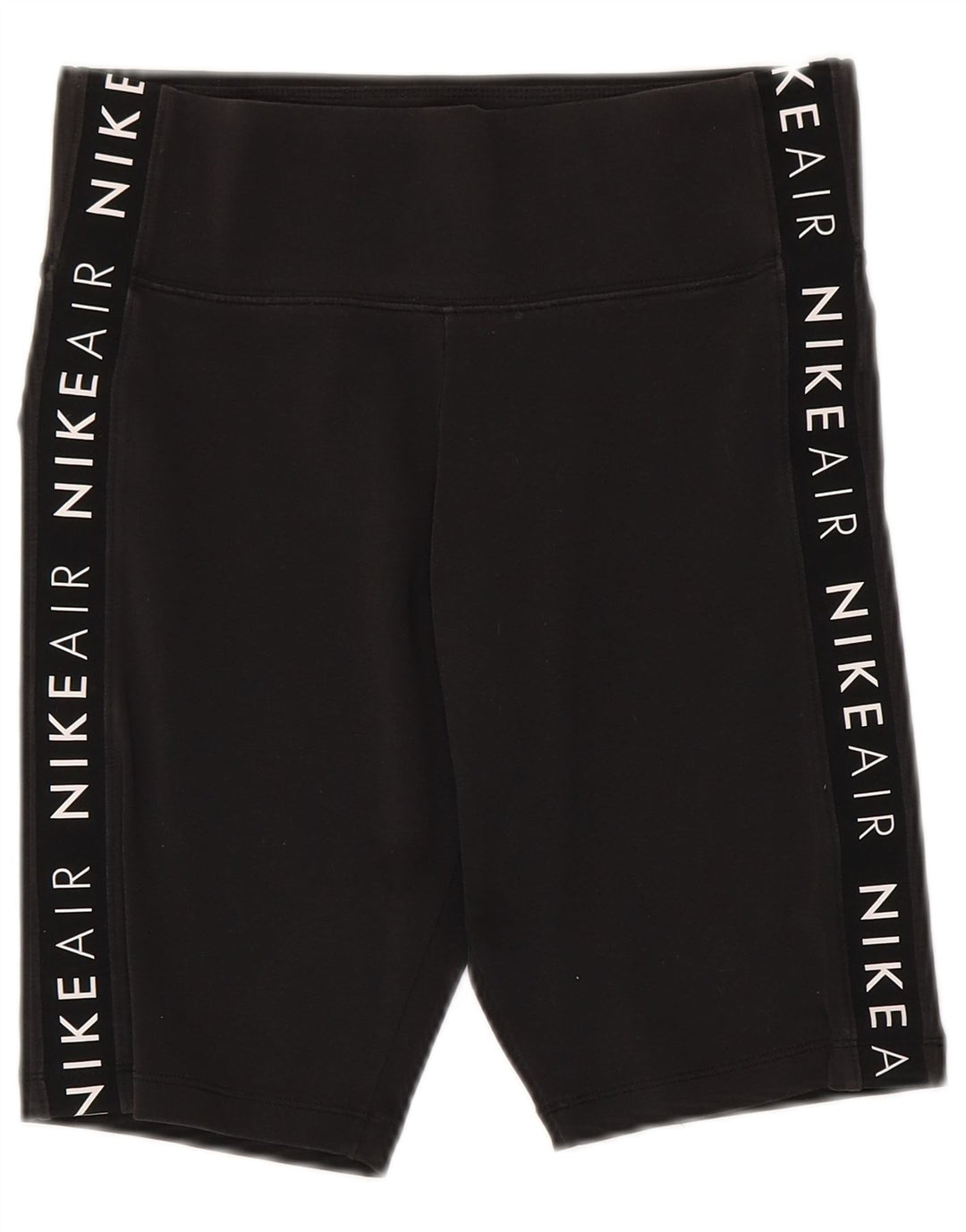 Pantaloni scurți sport grafic Nike pentru femei UK 12, bumbac mediu negru