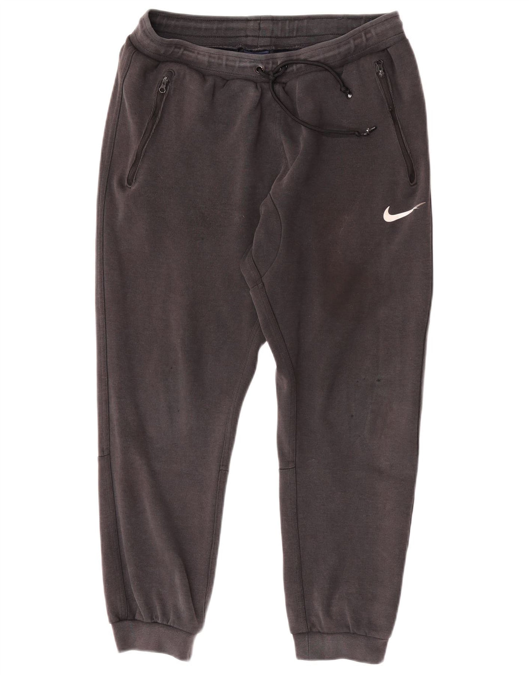 Pantaloni de trening Nike pentru bărbați Crop Pantaloni de jogging, bumbac gri mediu