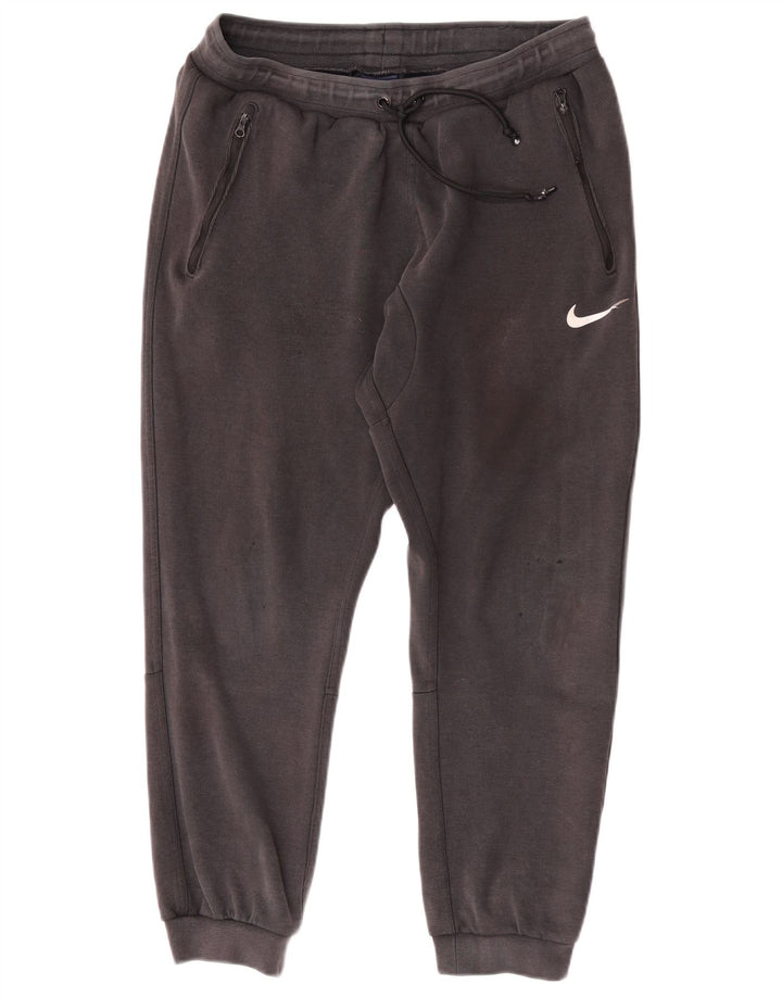 Pantaloni de trening Nike pentru bărbați Crop Pantaloni de jogging, bumbac gri mediu