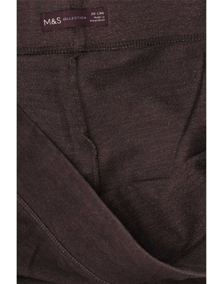 Leggings pentru femei Marks & Spencer UK 20 2XL bumbac gri
