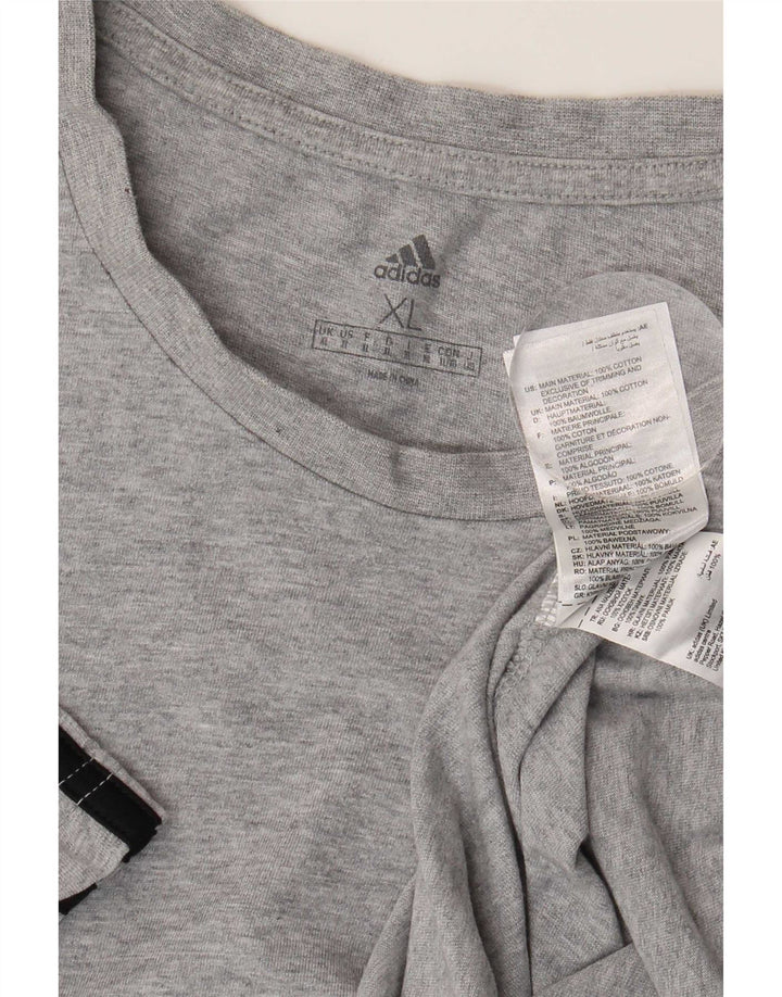 Tricou pentru bărbați Adidas Top XL bumbac gri