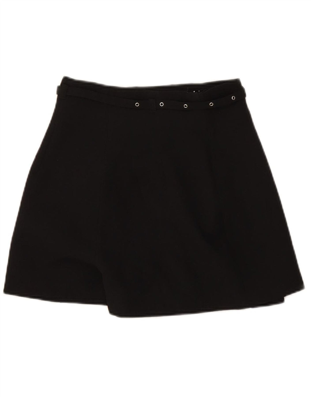 VINTAGE Womens Skort W25 XS Black Polyester