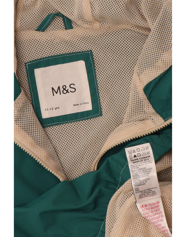 Jachetă de ploaie supradimensionată pentru băieți Marks & Spencer, 11-12 ani, verde