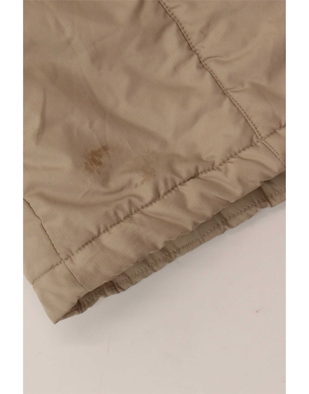 Jack Wolfskin Jachetă căptușită cu glugă pentru femei UK 12/14 Poliester mediu bej