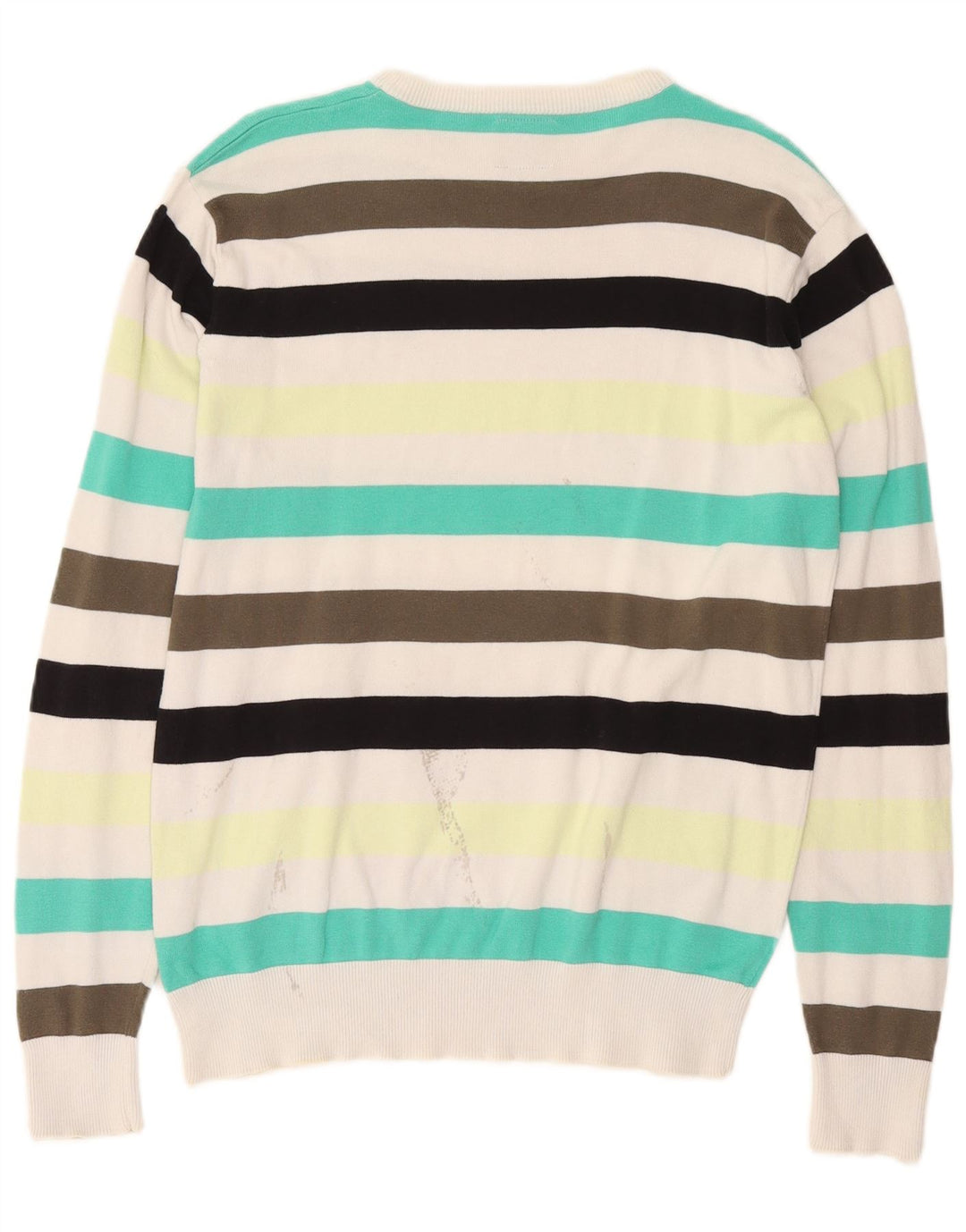 Pulover Jack & Jones pentru bărbați, cu gât crew, cu dungi mari, multicolore