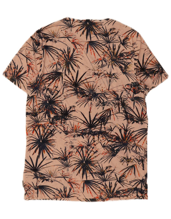 Tricou grafic pentru bărbați Ted Baker Mărimea top 3, bumbac roz mediu