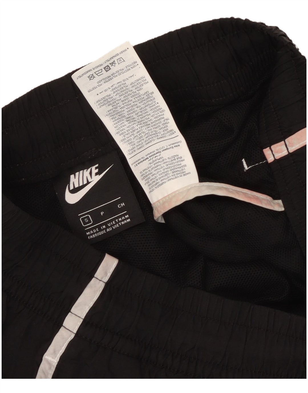 Pantaloni scurti sport Nike pentru femei UK 10 Poliester negru mic