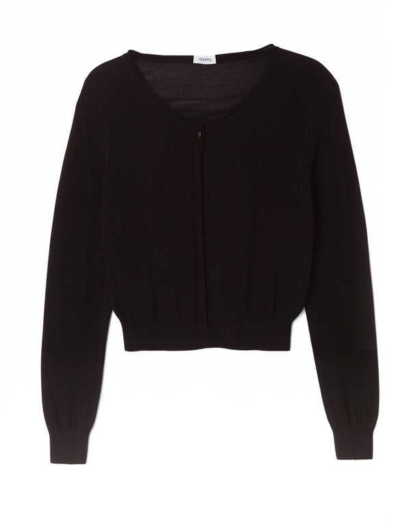 Max & Co. Top cardigan crop pentru femei UK 12 Medium Black