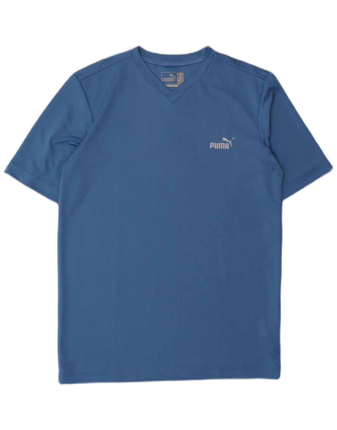 Tricou pentru bărbați PUMA Top mic, albastru, poliester