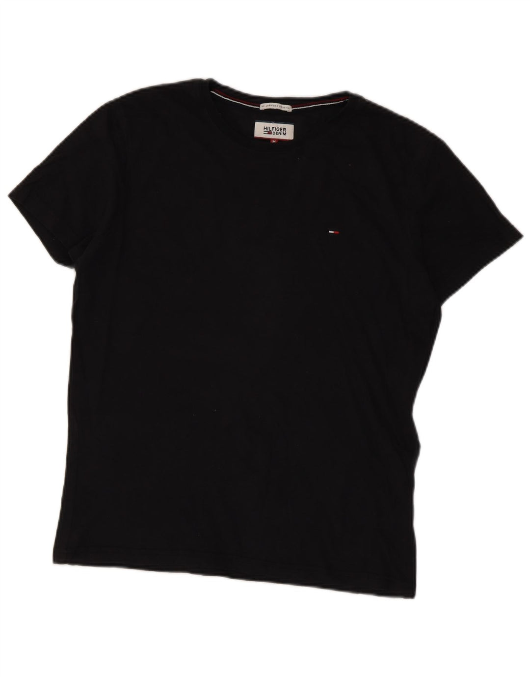 Tricou pentru bărbați Tommy Hilfiger Top mediu negru bumbac