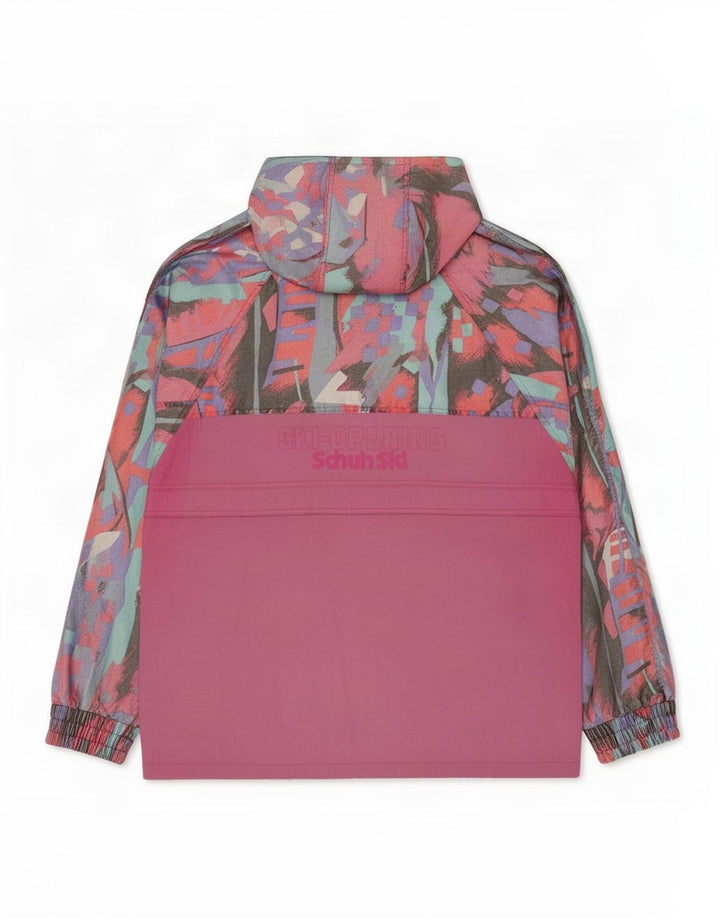 Jachetă de ploaie supradimensionată pentru femei Vintage UK 18 XL multicoloră