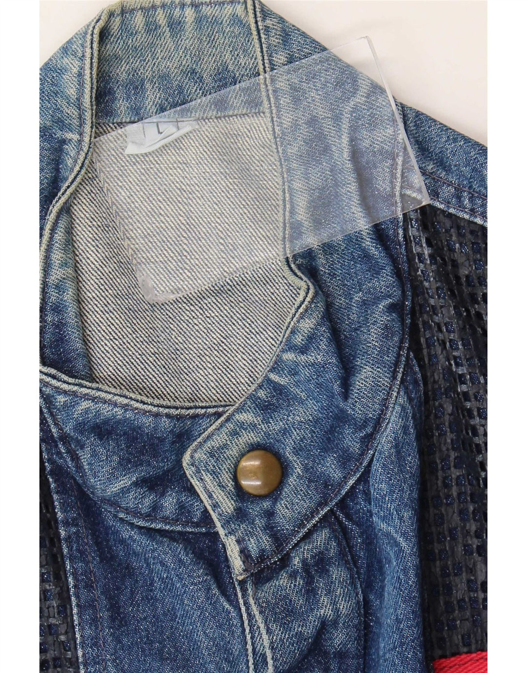 Jachetă de blugi vintage pentru bărbați UK 40 Large Blue