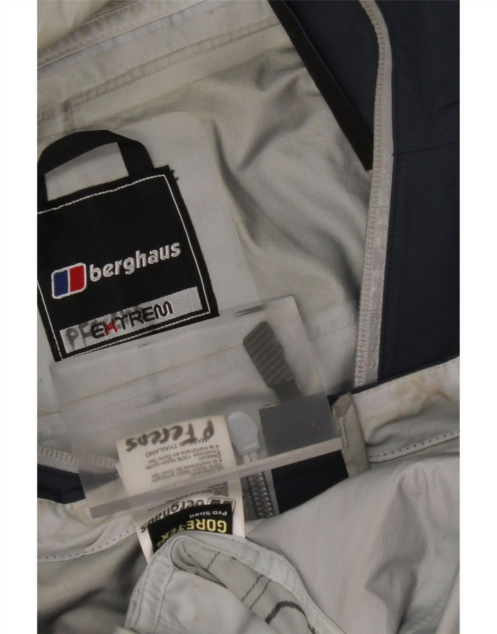 BERGHAUS Jachetă de ploaie cu glugă pentru bărbați Marea Britanie 38 Mediu Nailon bleumarin