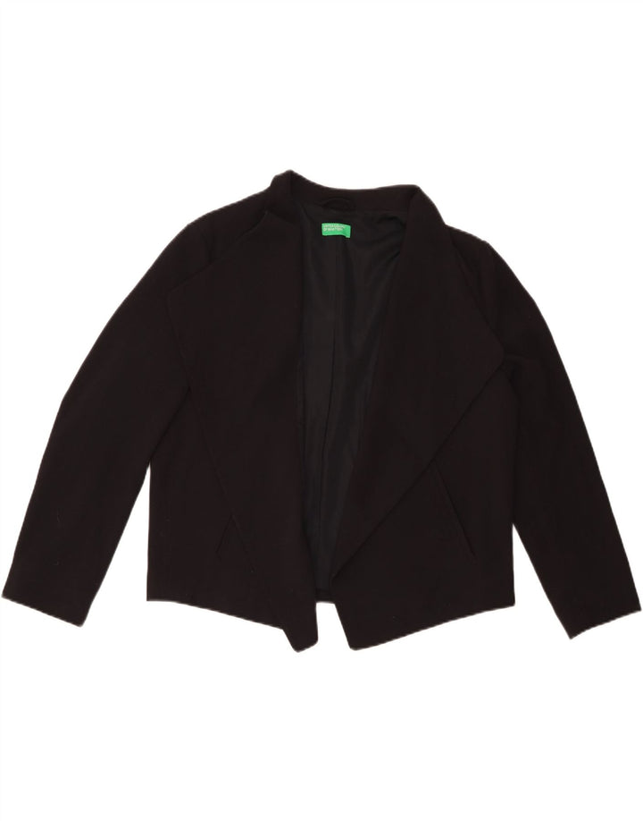 Jachetă Bolero pentru femei BENETTON UK 16, mare, negru, poliester