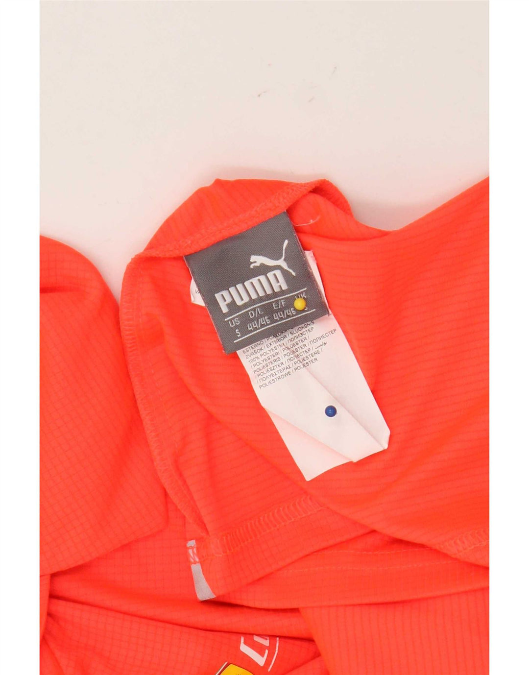 Tricou polo pentru bărbați Puma Poliester portocaliu mic