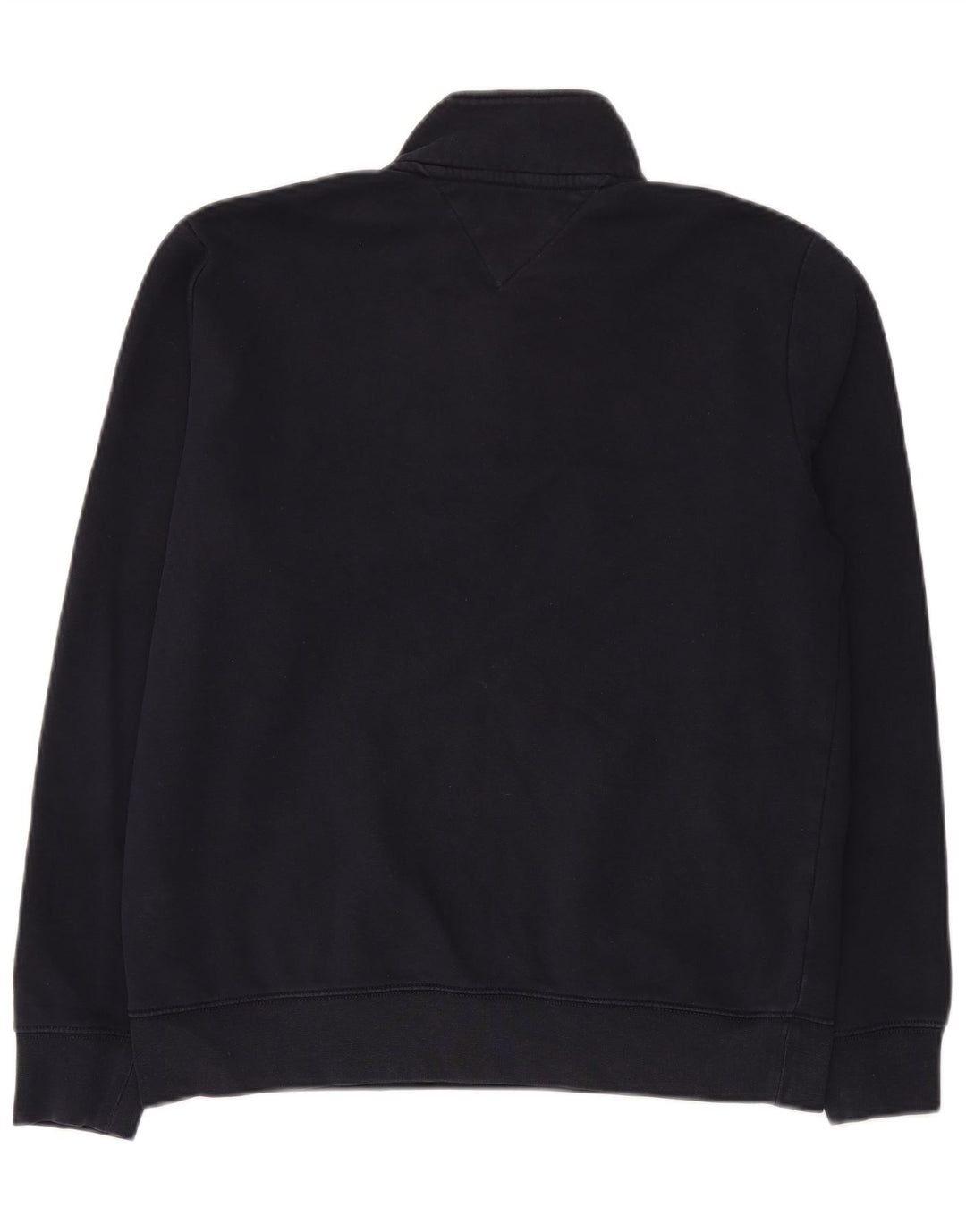 Hanorac pentru bărbați Tommy Hilfiger, cu grafic, cu fermoar, cu decolteu, pulover mediu bleumarin