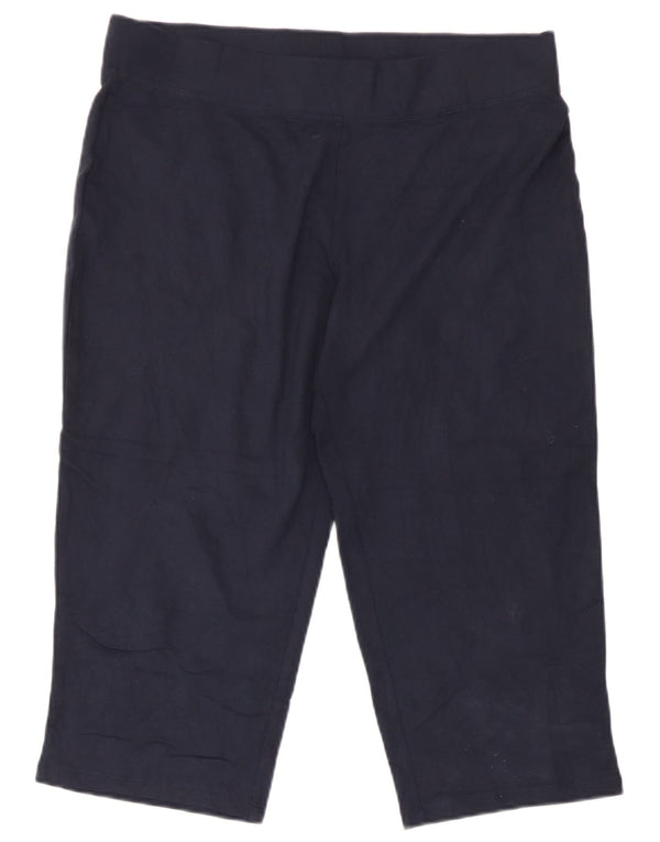 Pantaloni de trening Capri pentru femei Marks & Spencer UK 12 Medium Bleumarin