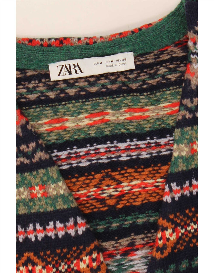 Vestă pentru femei Zara UK 12 Lână multicoloră medie