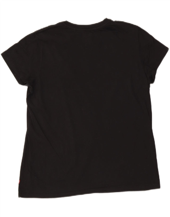 Tricou cu grafic pentru femei LEVI'S Top UK 18 XL Negru