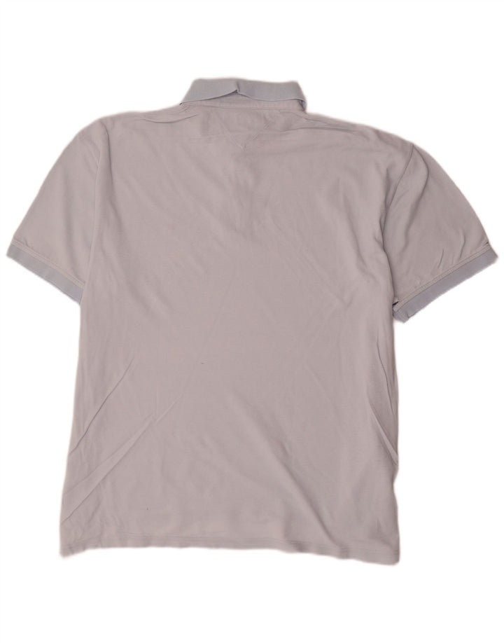 Tricou polo Tommy Hilfiger pentru bărbați XL, bumbac albastru