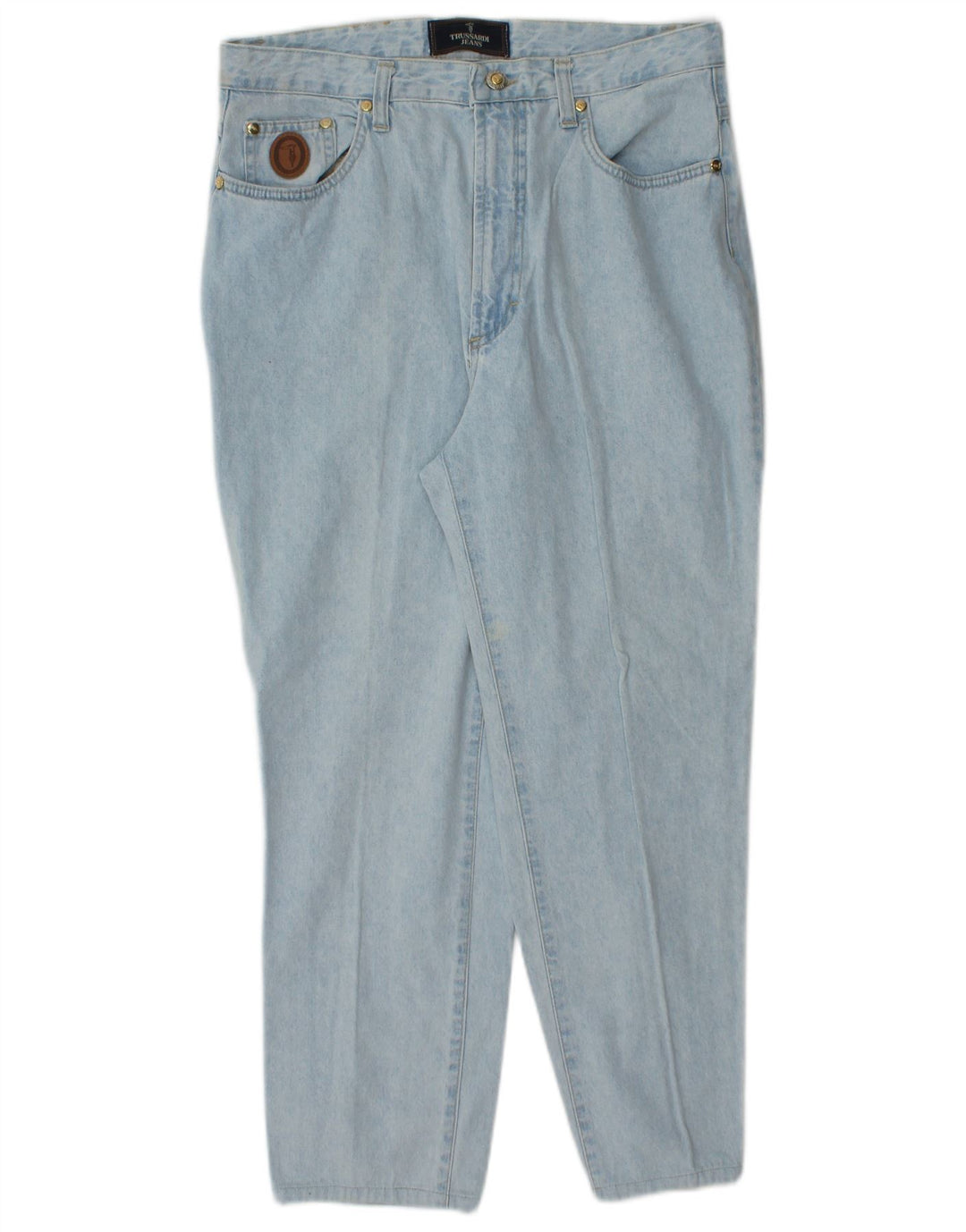 Blugi Trussardi pentru bărbați L34 L25 Bumbac albastru