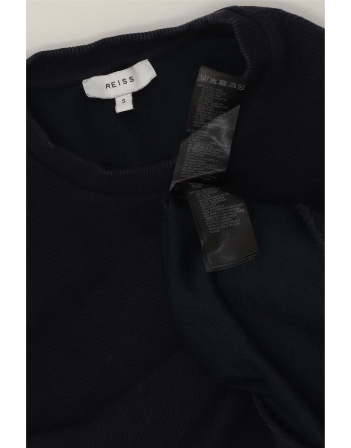 Pulover pentru bărbați Reiss Pulover mic, albastru bleumarin, bumbac
