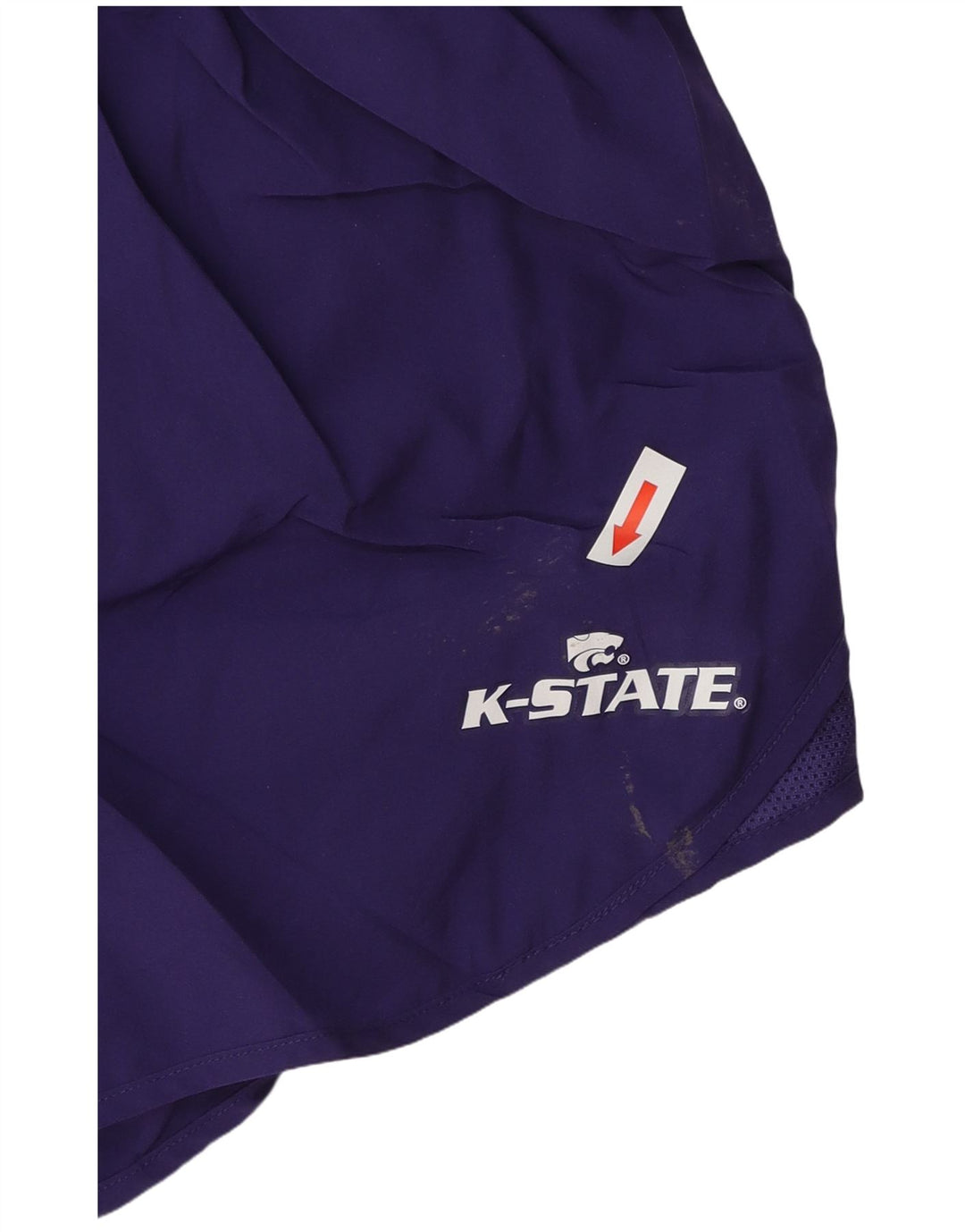 Pantaloni scurti sport NIKE Dri Fit pentru femei UK 14 Poliester violet mediu