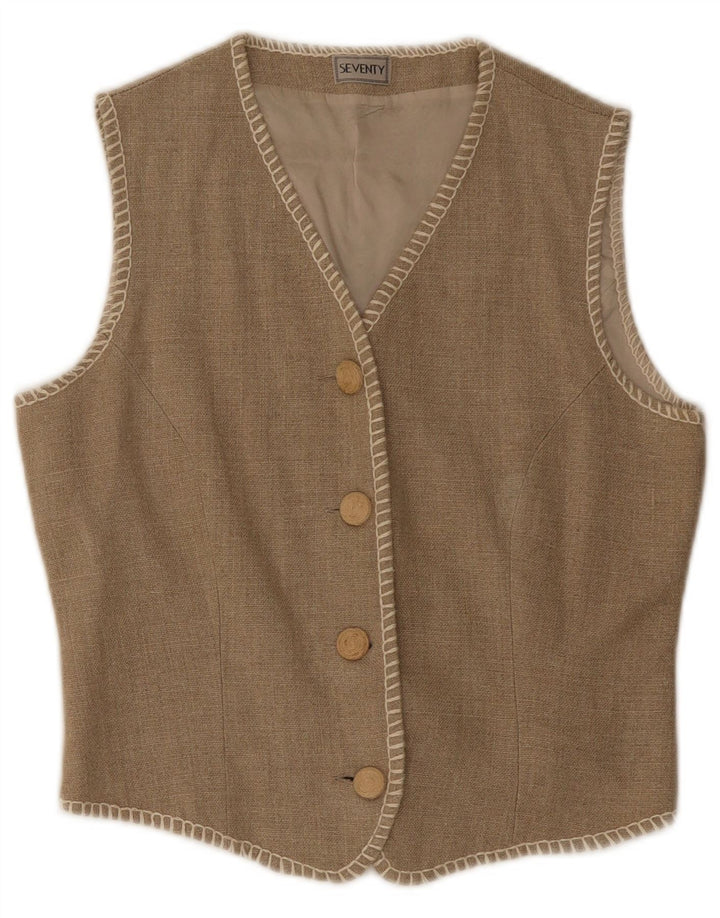 Vestă Seventy Femei IT 44 Medium Beige Flax