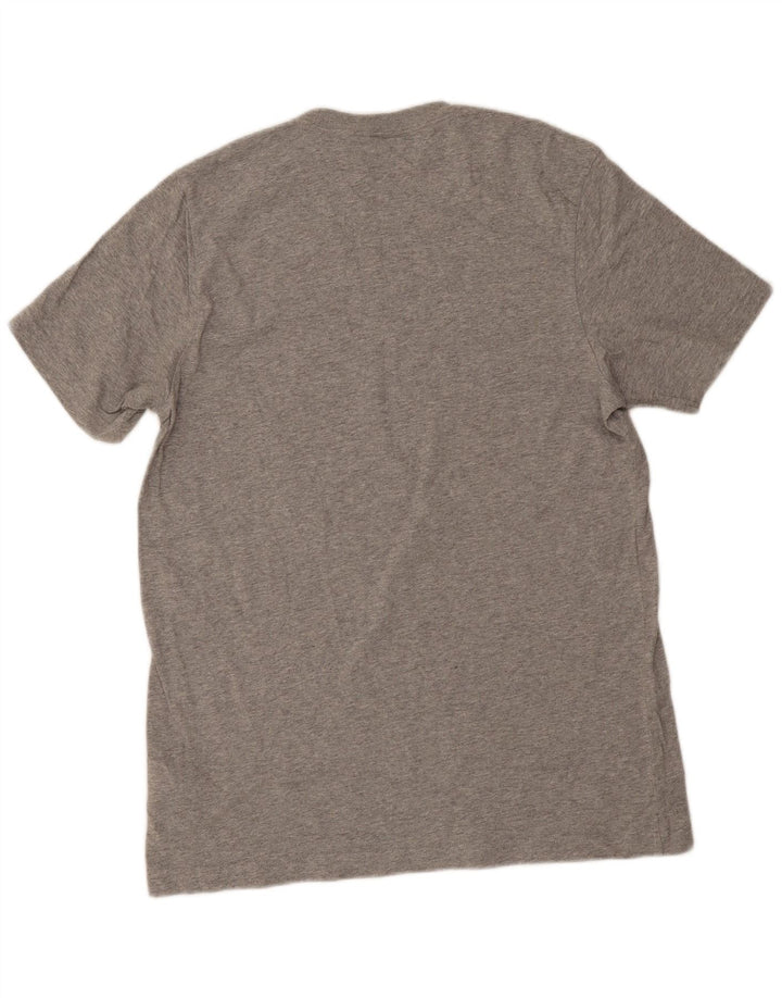 Tricou grafic pentru bărbați Adidas Top, bumbac, gri mediu