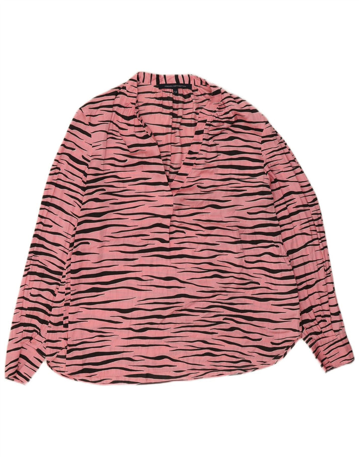 Bluză pentru femei French Connection Top UK 12 Medium Pink Animal Print