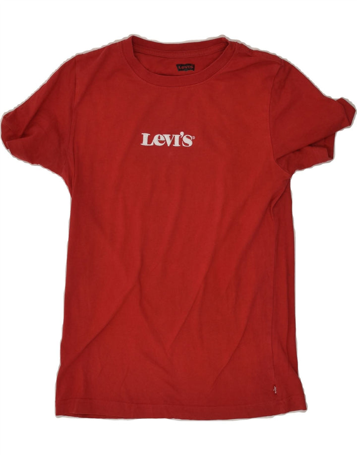 LEVI'S Boys Graphic T-Shirt Top 15-16 Years Red | Vintage Levi's | Thrift | Second-Hand Levi's | Used Clothing | Messina Hembry 