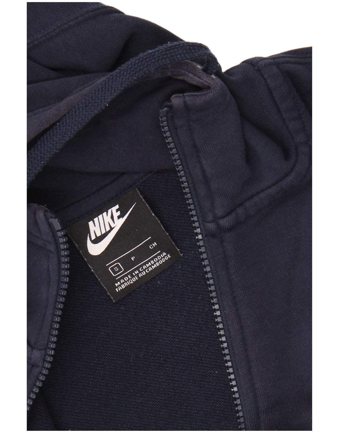 Pulover Nike pentru bărbați, cu fermoar, bleumarin, mic