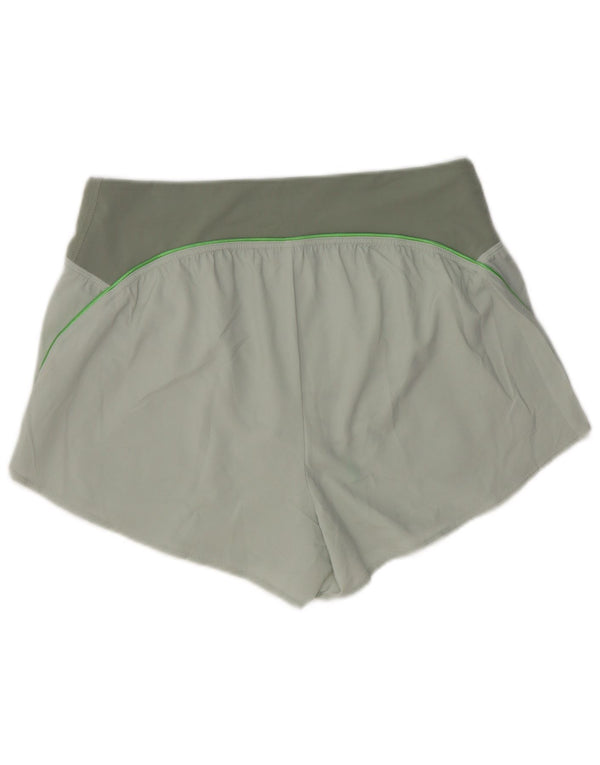 Pantaloni scurți sport Under Armour pentru femei UK 14, mari, gri, poliester color bloc